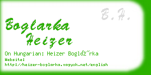 boglarka heizer business card